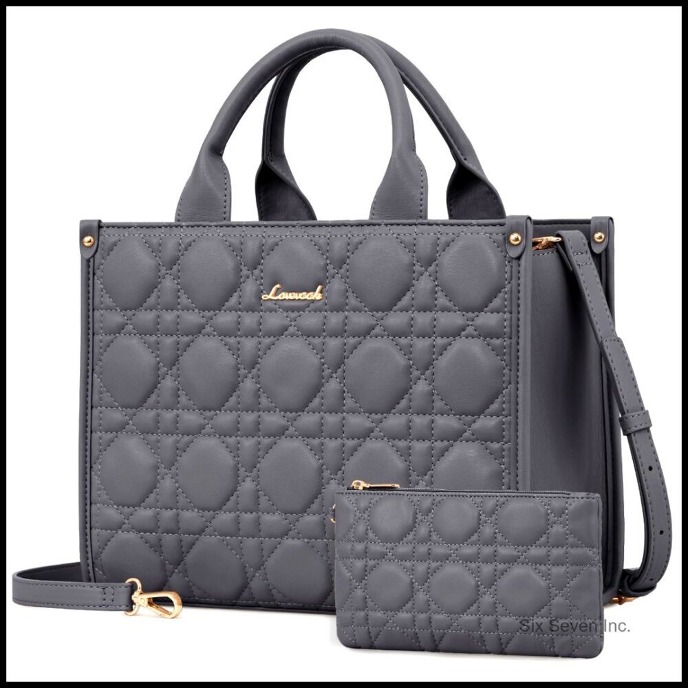 PU Leather Top Handle Bag Rattan Embroidered Elegant Chic Shoulder Crossbody